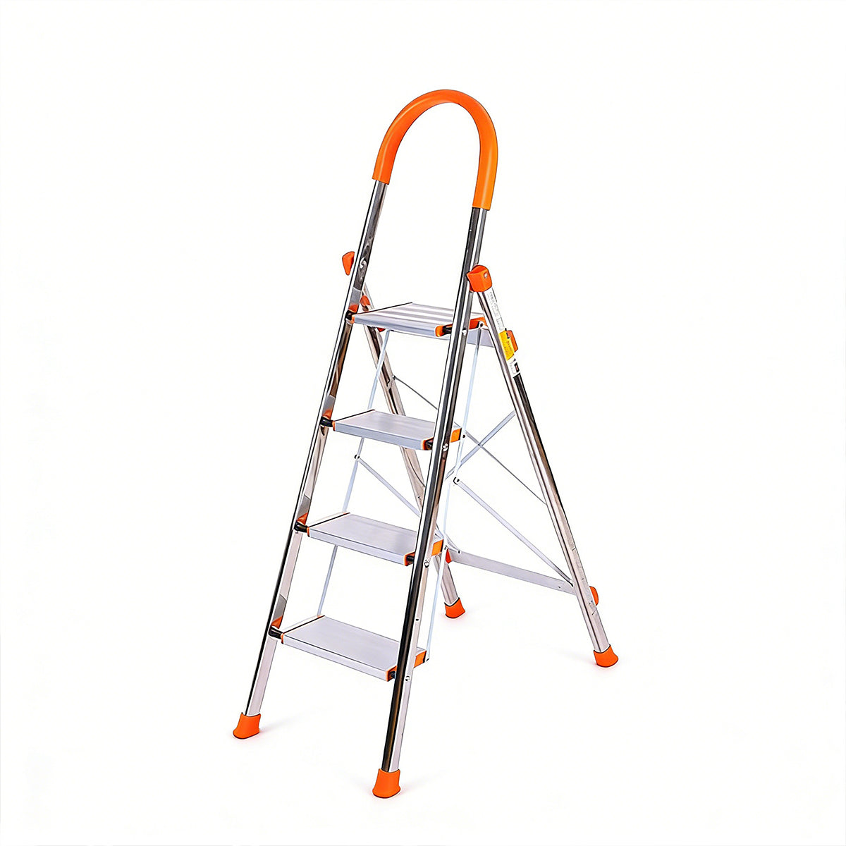 4 Step Folding Ladder Anti-Slip Anti-Shake Strong Load Capacity