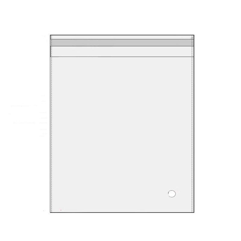 100-1000pcs Clear Self-Adhesive OPP Bags Resealable Plastic