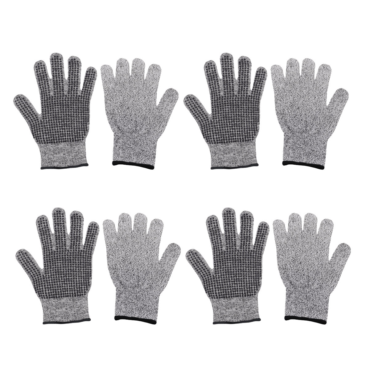 2Pairs Cut Resistant Work Gloves Anti Slip Safety Hand Protection