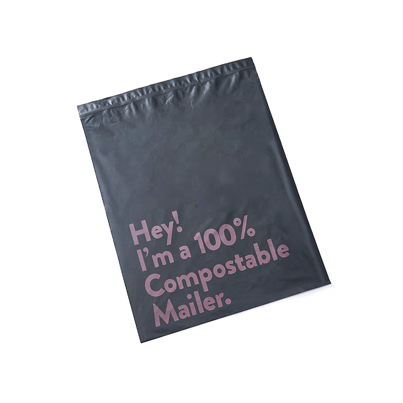 50PCS Eco-Friendly Grey Garment Postal Mailing Bags 5 Sizes