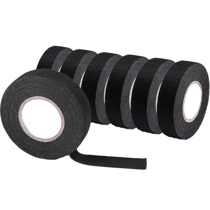7 Roll Electrical Harness Tape Wire Loom Cloth Noise Damping Adhesive Tape