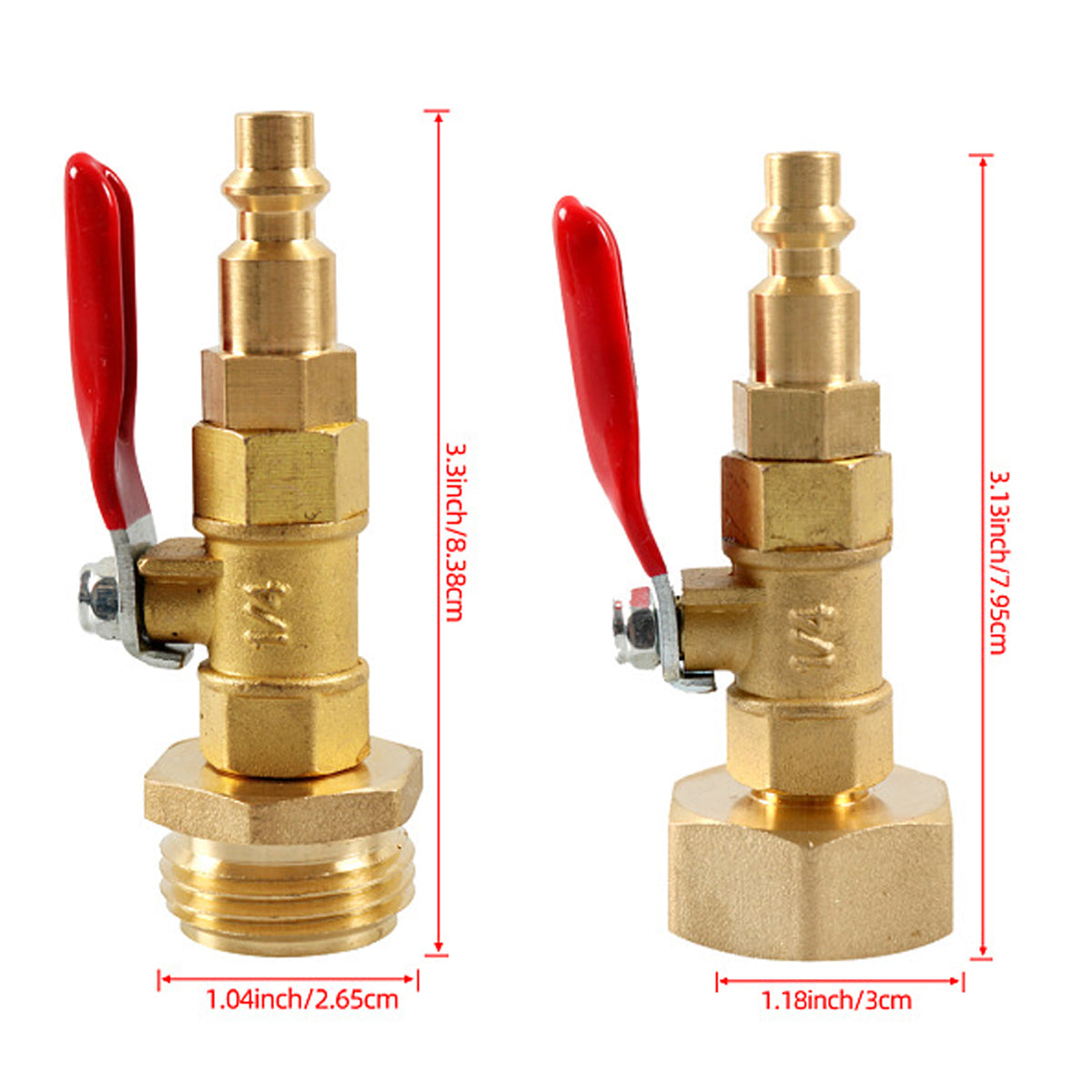2PCS Antifreeze Winter Joint Tool Durable Brass Water Fittings