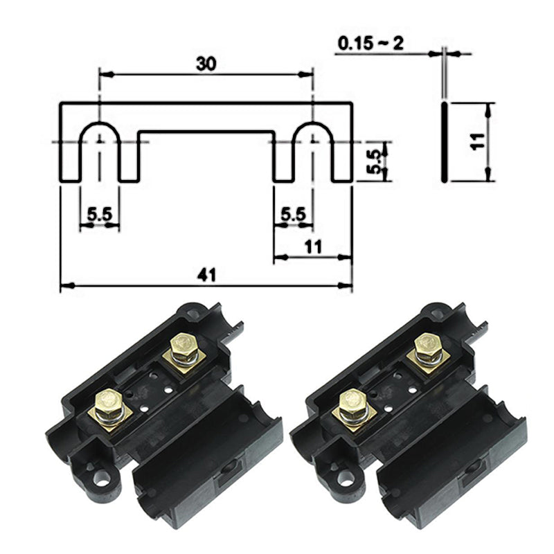 40A Midi Fuse Kit ANS Holder 7 Fuses Redarc BCDC Dual Battery