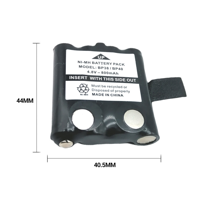2X Rechargeable Battery for UNIDEN BP38 BP40 UHF Radios