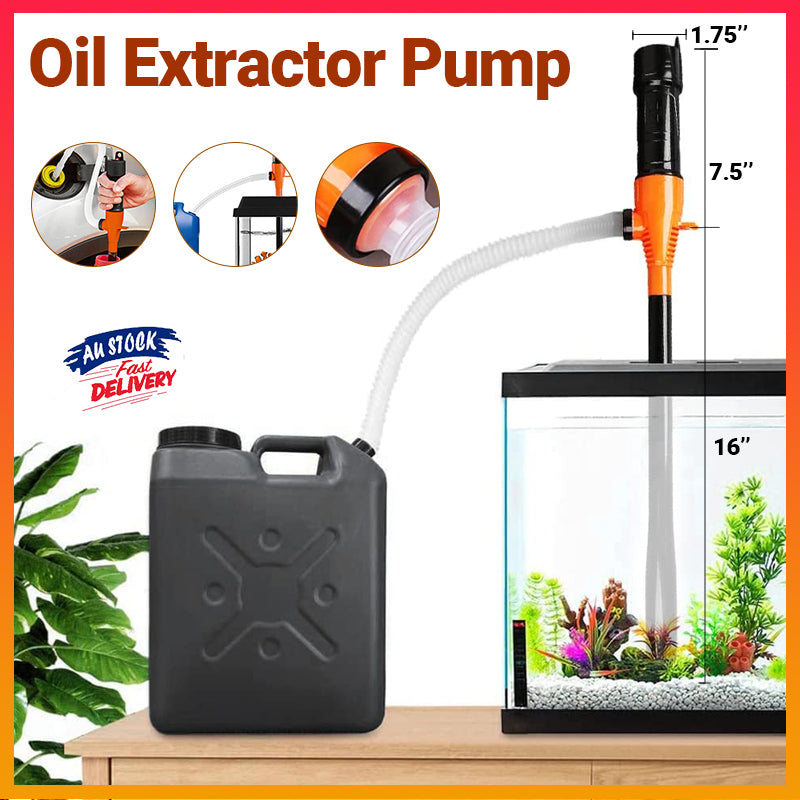 Portable Electric Oil Water Fuel Transfer Pump Liquid Siphon