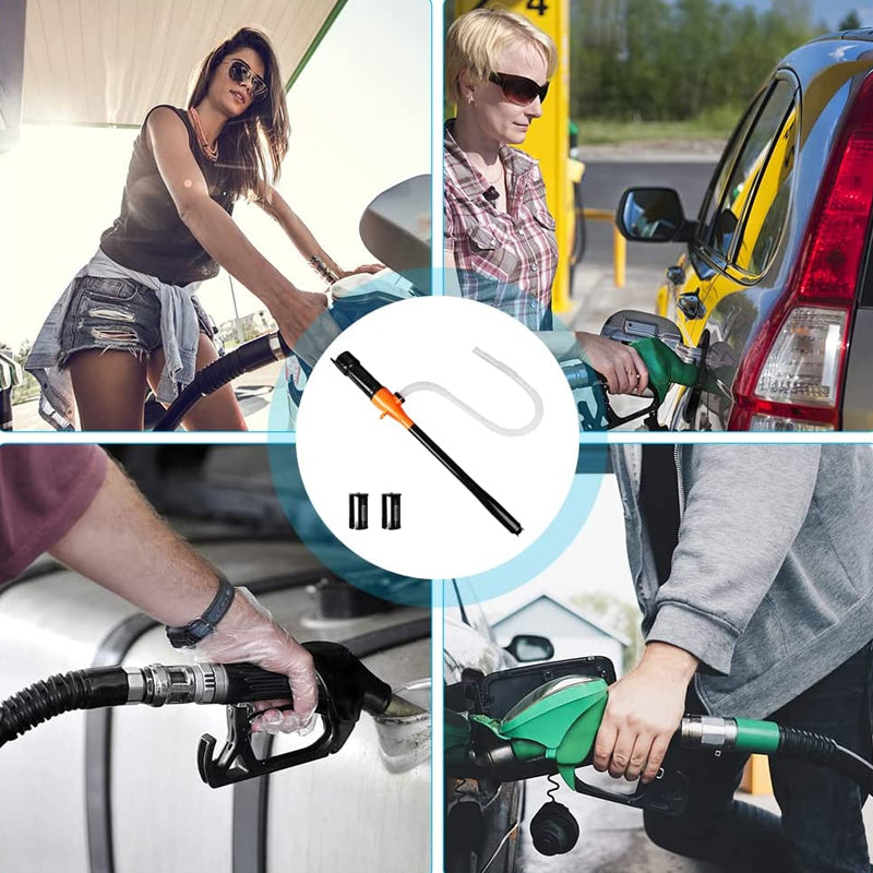 Portable Electric Oil Water Fuel Transfer Pump Liquid Siphon