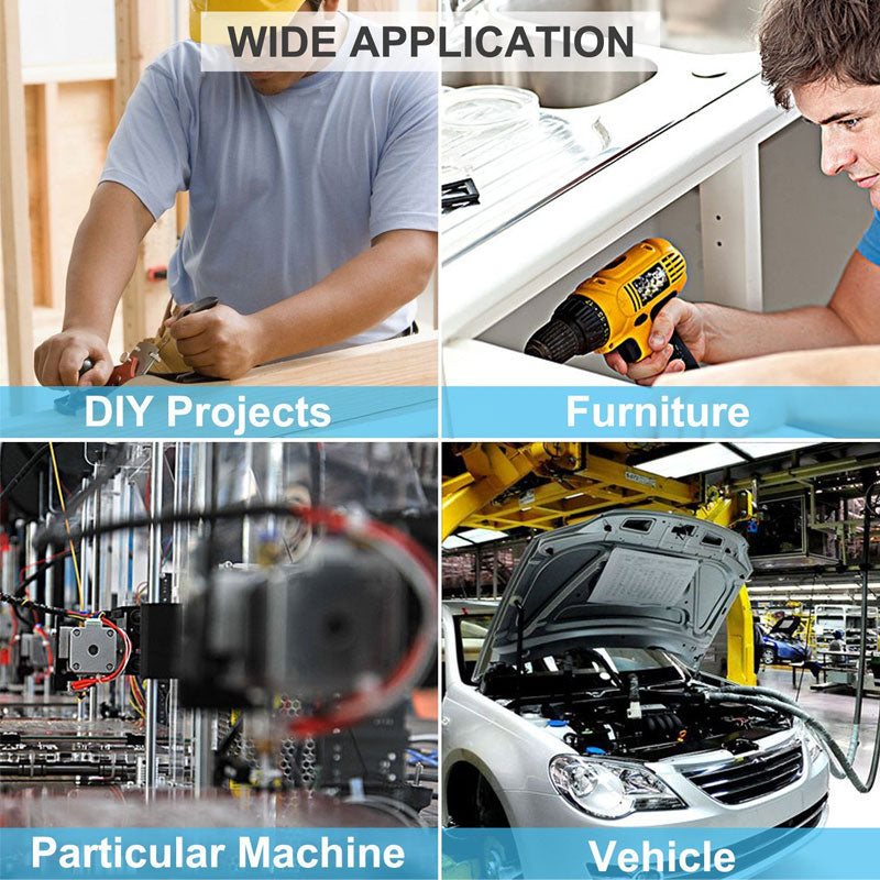 500PCS M3 M4 M5 Stainless Steel Hex Socket Head Bolts Screws Nuts Kit