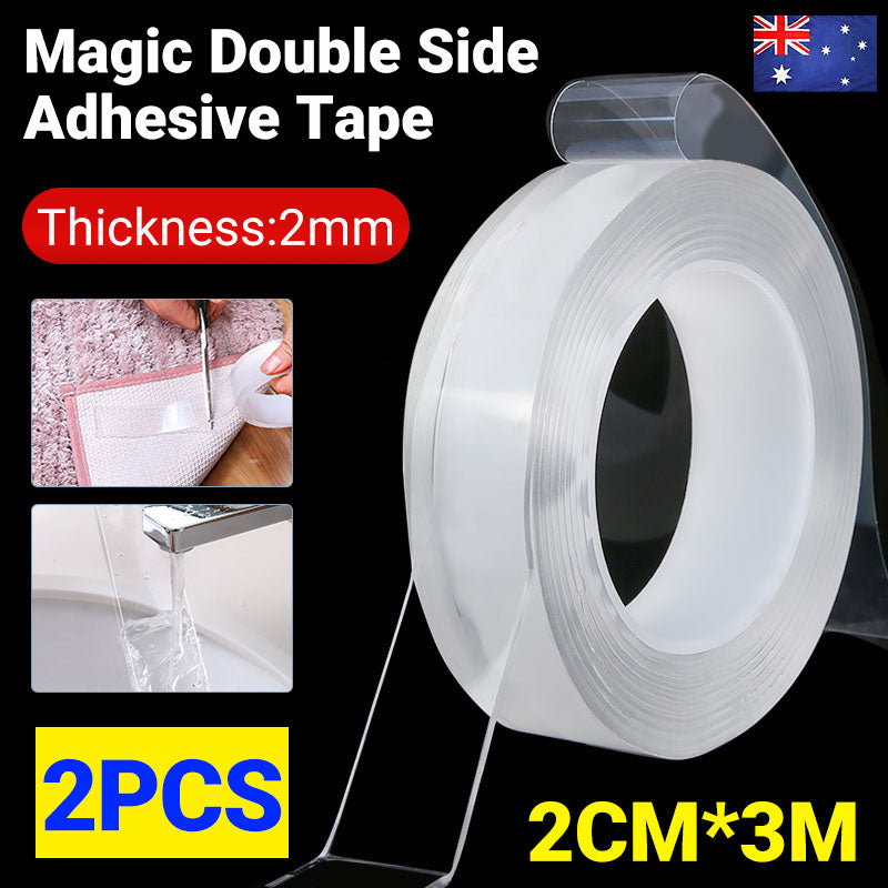 20mm Reusable Double Side Nano Tape Clear Adhesive 1PC