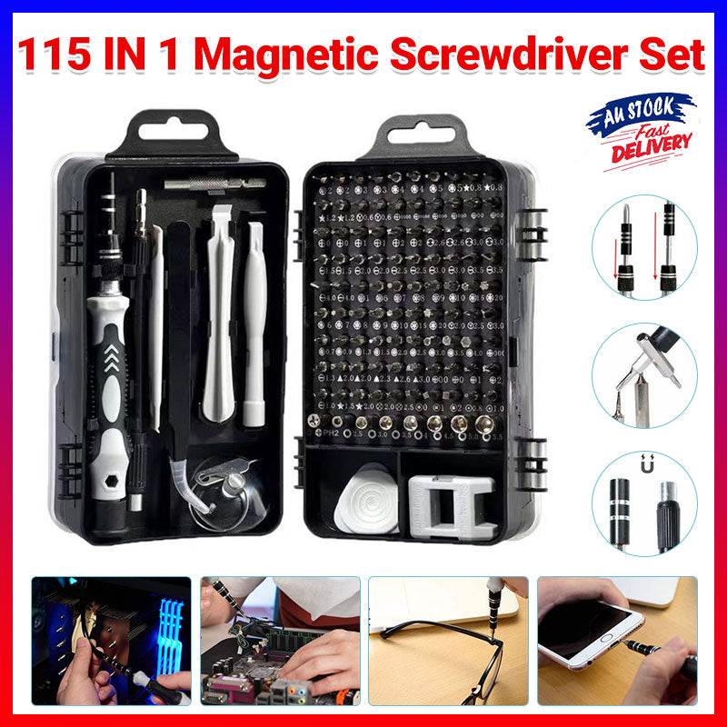 Precision Screwdriver Set 115 In 1 Computer Phone Watch Repair Kit