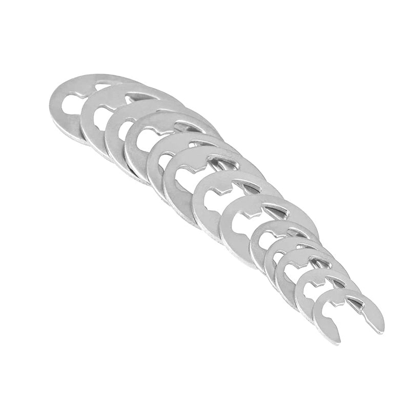 120PCS Stainless Steel E-Clip Retaining Circlip Assortment