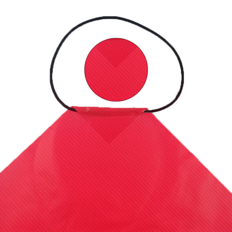 Hi-Vis Orange PVC Propeller Long Load Safety Flag Boat Marine Trailer