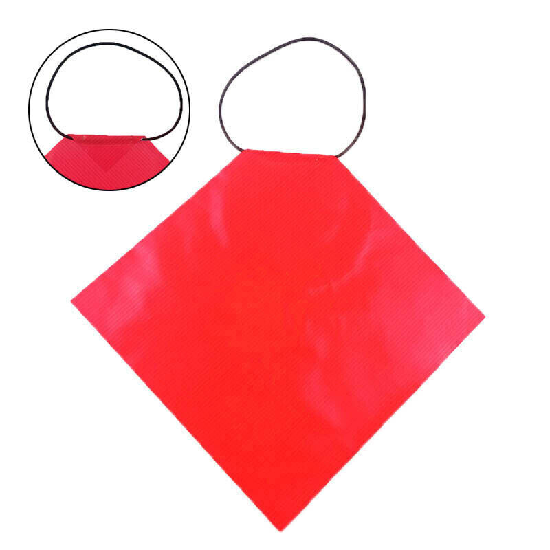 Hi-Vis Orange PVC Propeller Long Load Safety Flag Boat Marine Trailer