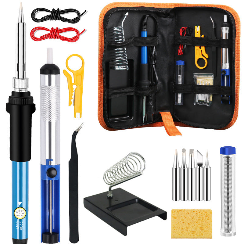 15IN1 Electric Soldering Iron Kit 60W Adjustable Temperature Tool Set