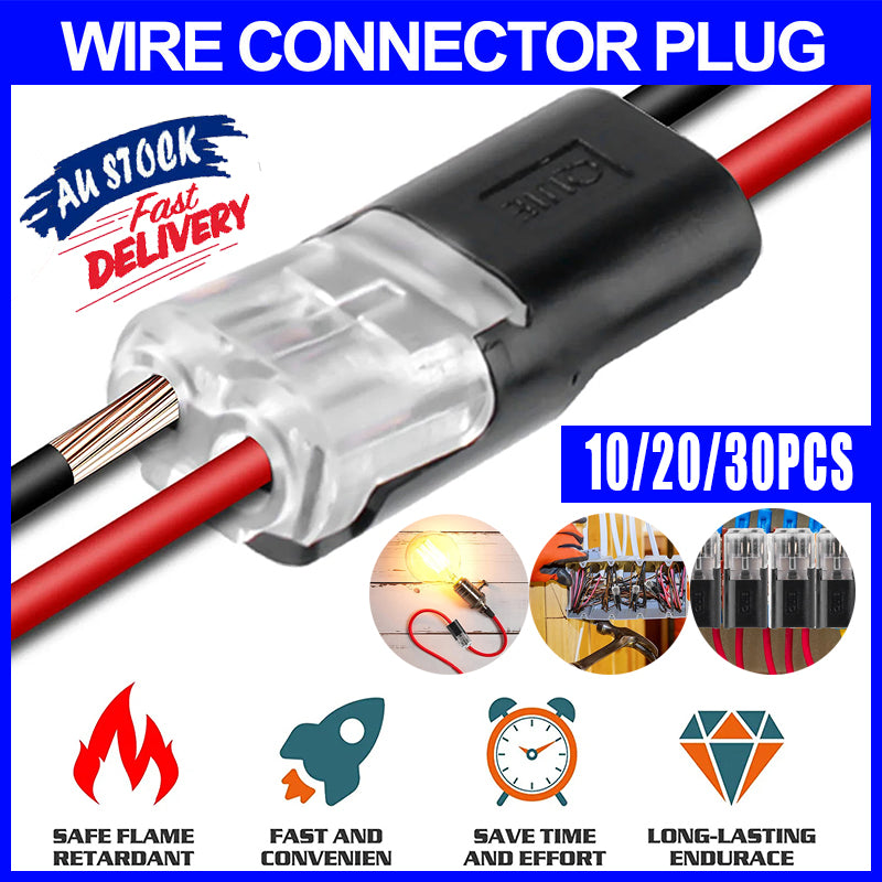 10PCS D2 Snap Wire Cable Connectors for Electrical Auto Use