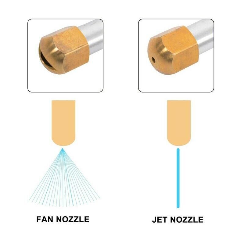 Hydro Jet Power Washer High Pressure Water Spray Gun Nozzle Wand Cleaner