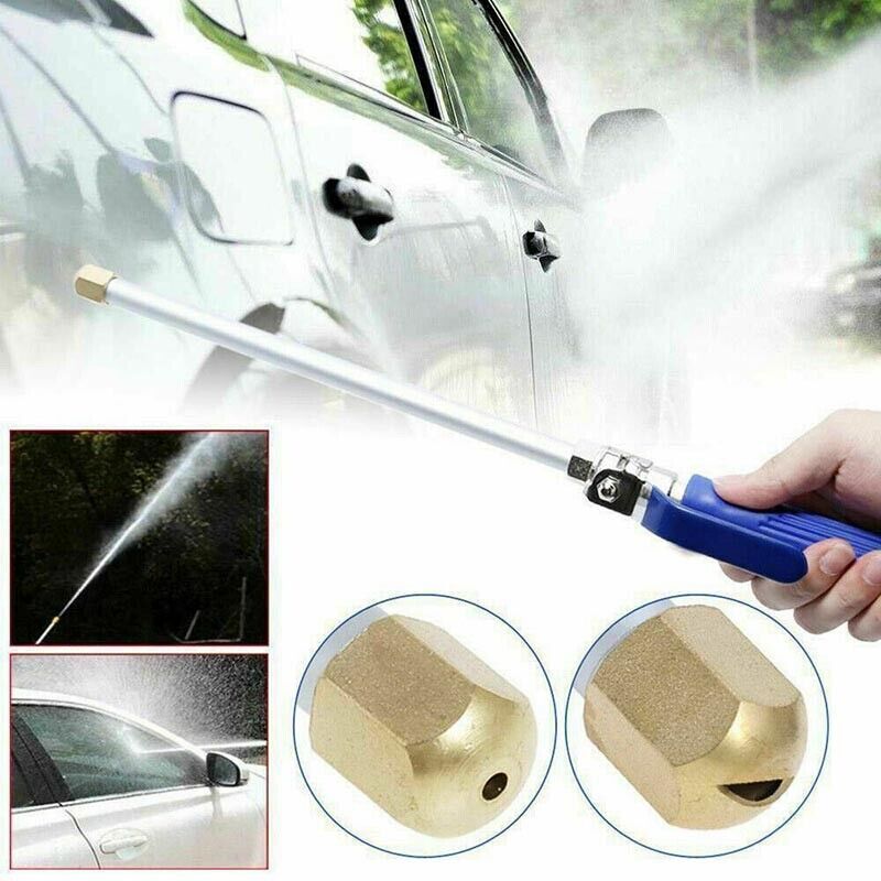 Hydro Jet Power Washer High Pressure Water Spray Gun Nozzle Wand Cleaner