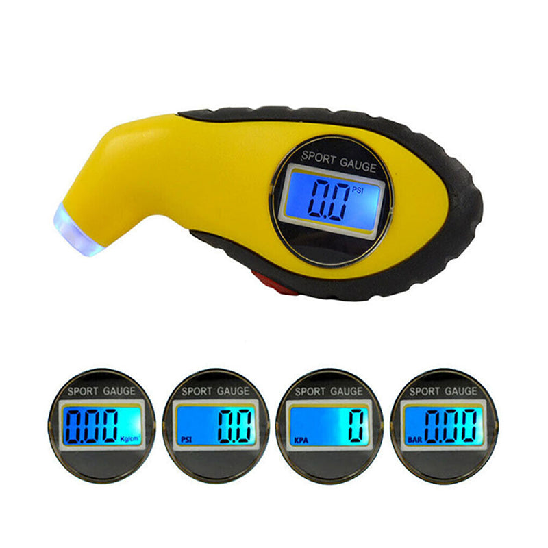 Tire Pressure Gauge Digital Car Bike Truck Auto Air PSI Meter Tester Tyre