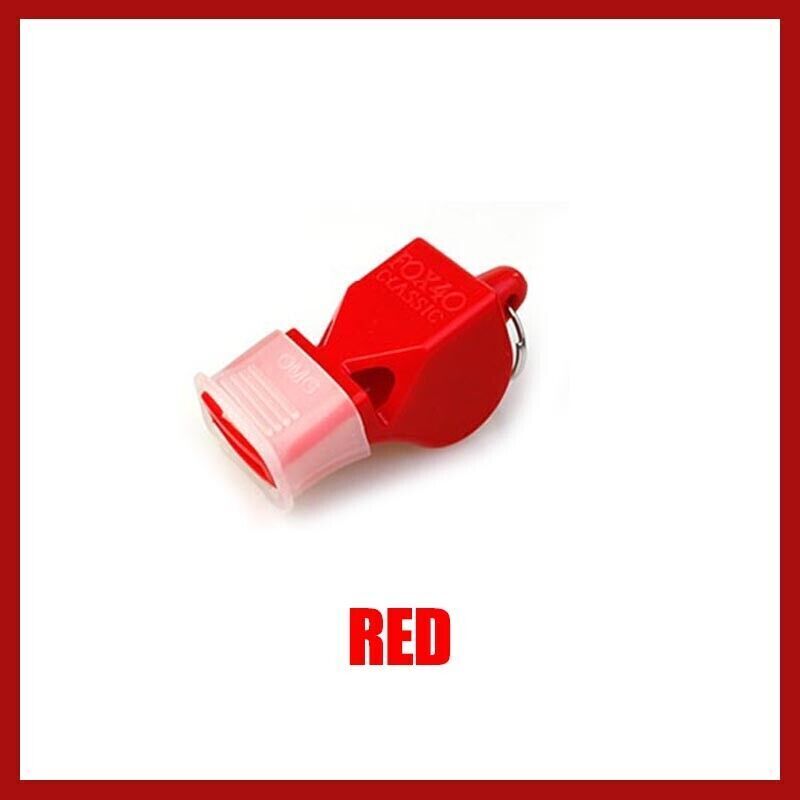 Classic CMG Referee Whistle with Lanyard and Cushion Grip