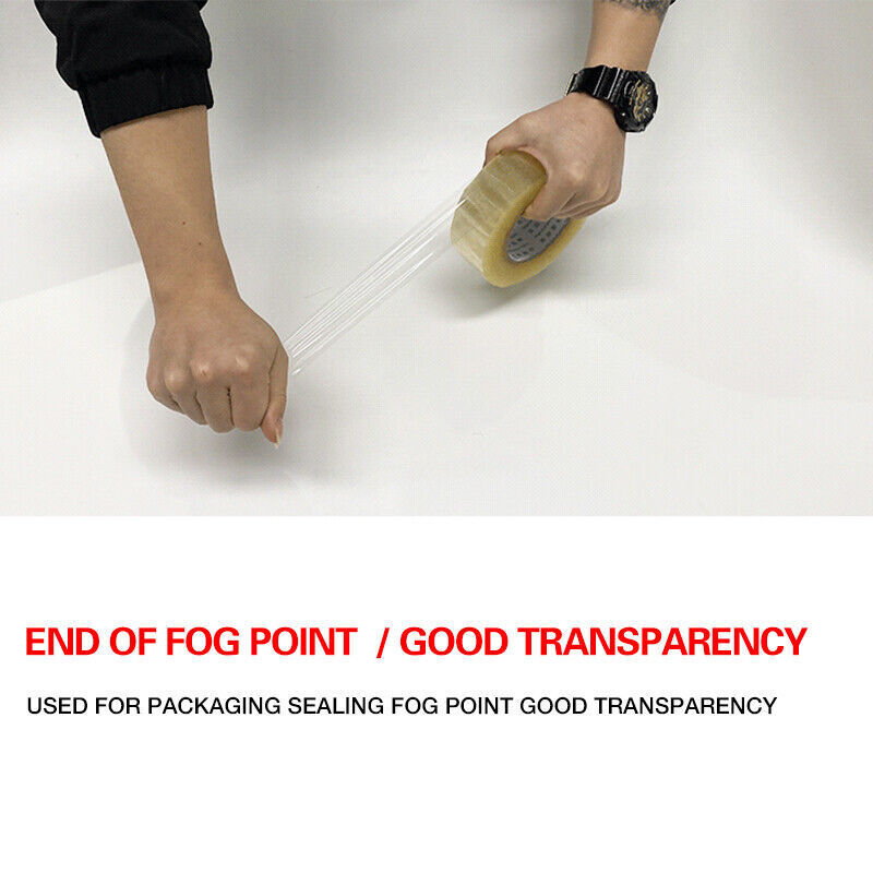 Packing Tape 48mm 100m Clear Sealing 6/48 Rolls Bulk