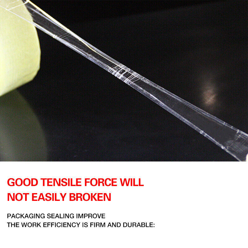 Packing Tape 48mm 100m Clear Sealing 6/48 Rolls Bulk