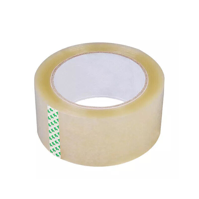 Packing Tape 48mm 100m Clear Sealing 6/48 Rolls Bulk