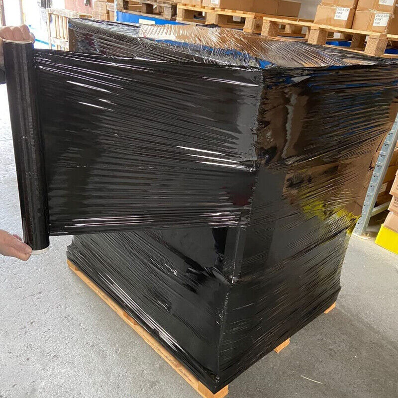 Stretch Film Black Pallet Shrink Wrap 500mm 330m 20um 1 Roll