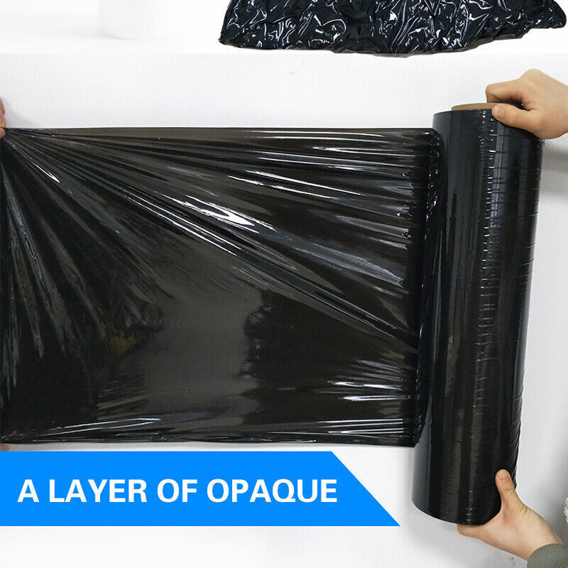 Stretch Film Black Pallet Shrink Wrap 500mm 330m 20um 1 Roll