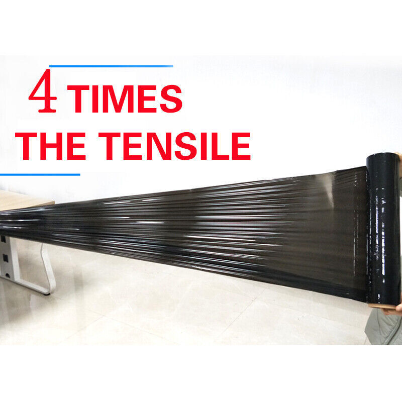 Stretch Film Black Pallet Shrink Wrap 500mm 330m 20um 1 Roll