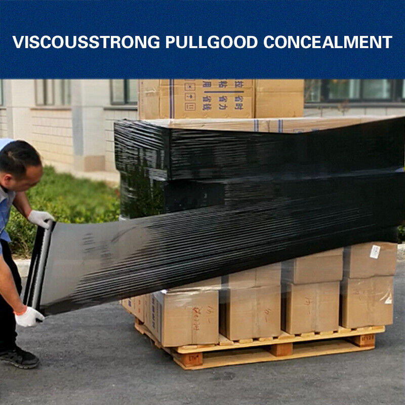 Stretch Film Black Pallet Shrink Wrap 500mm 330m 20um 1 Roll