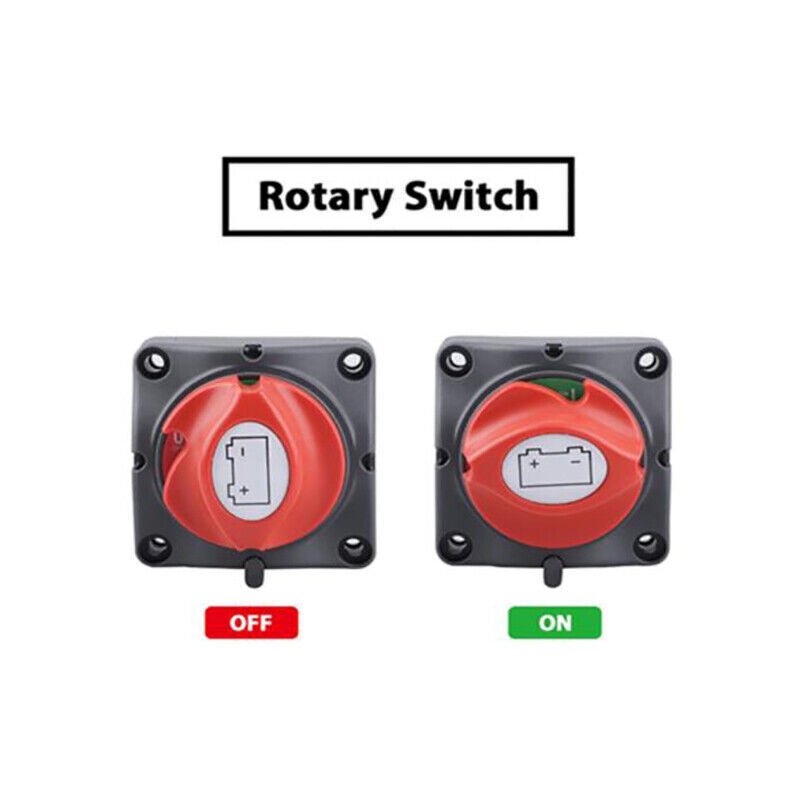 12V 24V 48V 300A Battery Master Disconnect Switch Marine Boat Caravan Isolator