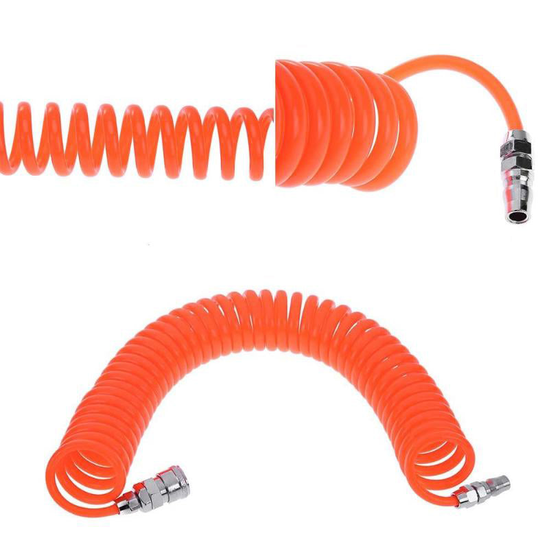 6m Coil Air Compressor Hose PU with Nitto Fittings