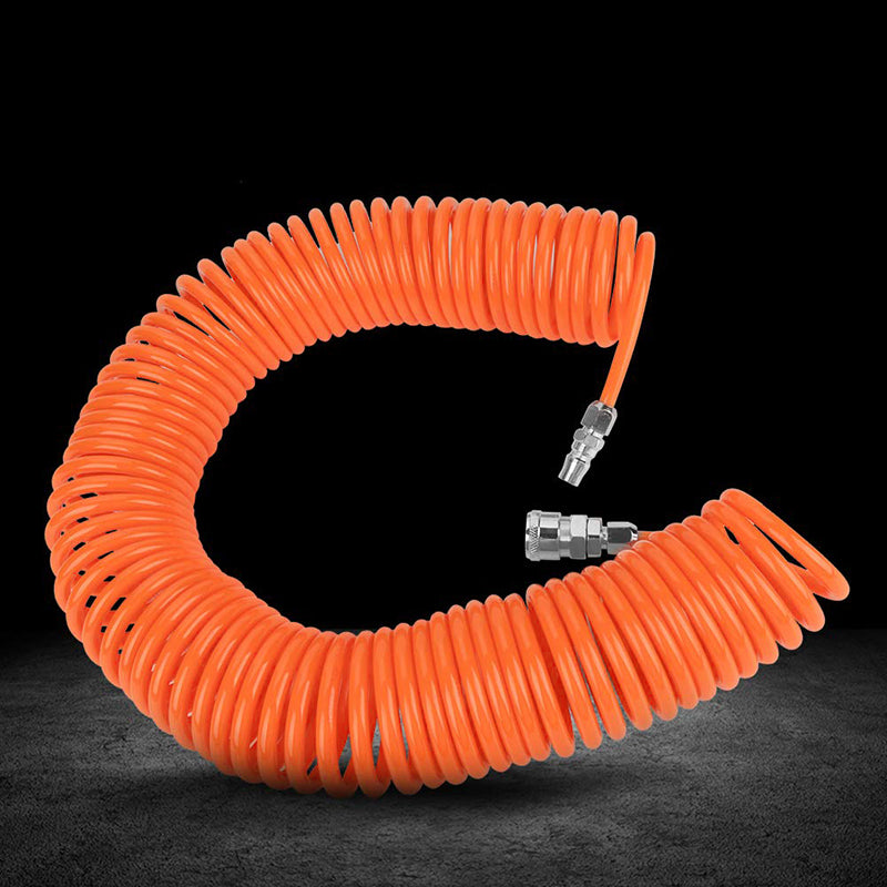 6m Coil Air Compressor Hose PU with Nitto Fittings