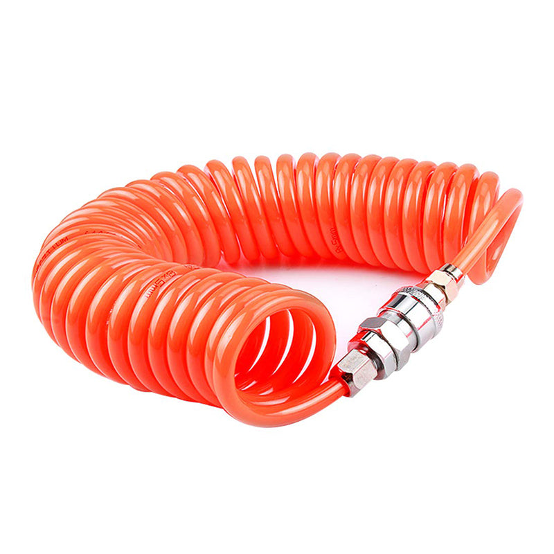 6m Coil Air Compressor Hose PU with Nitto Fittings