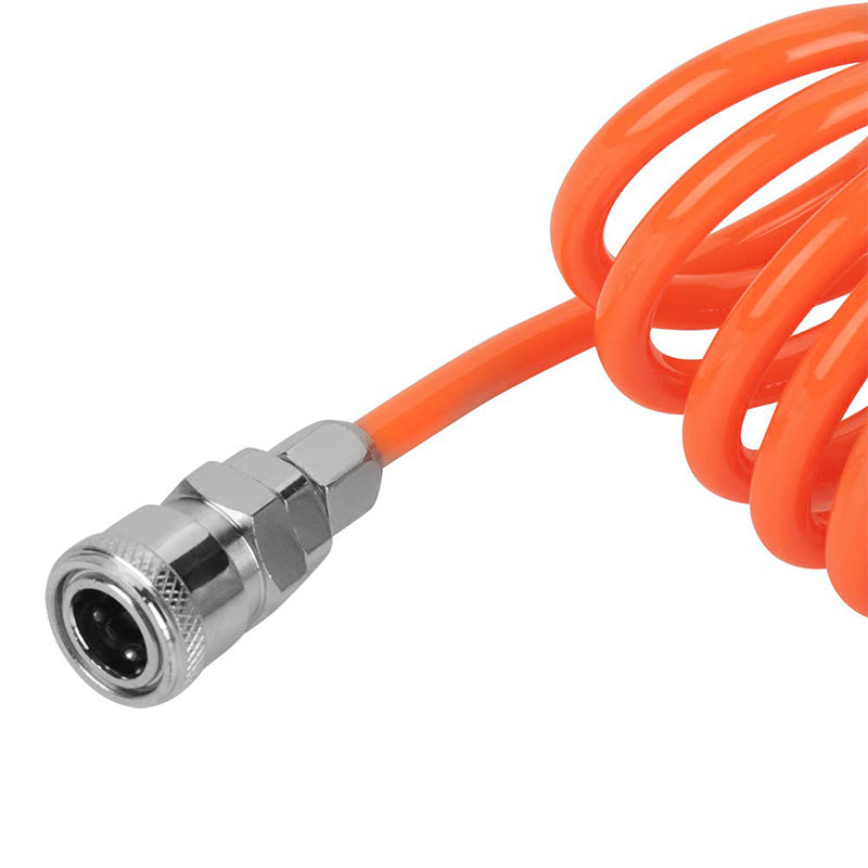 6m Coil Air Compressor Hose PU with Nitto Fittings