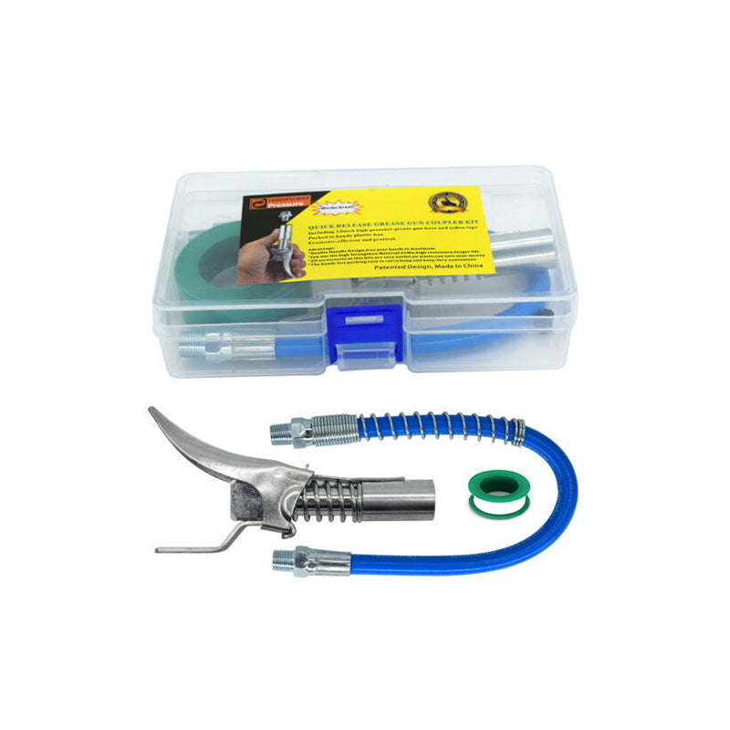 1/8" NPT Grease Gun Coupler Quick Release Lock On Car Tool