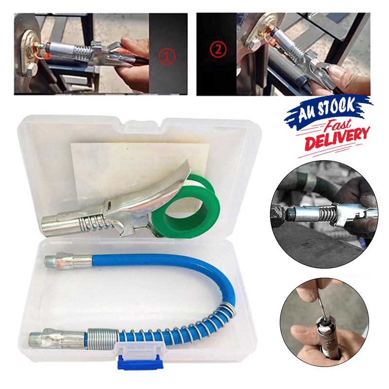 1/8" NPT Grease Gun Coupler Quick Release Lock On Car Tool