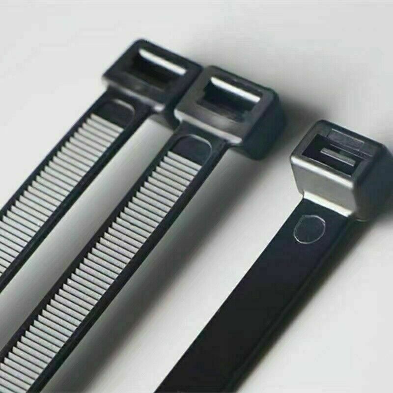 100-500PCS Nylon Cable Ties UV Resistant Zip Wire Ties Bulk Pack