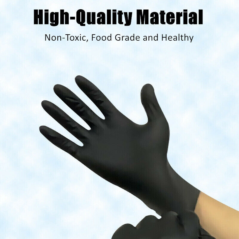 100PCS Thick Nitrile Gloves Industrial Warehouse Handling Oil Resistant