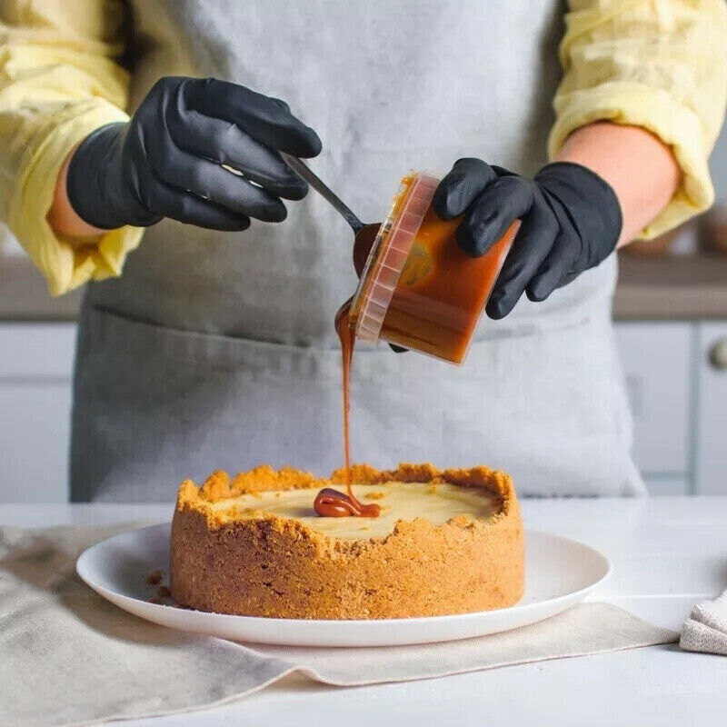 100PCS Thick Nitrile Gloves Industrial Warehouse Handling Oil Resistant