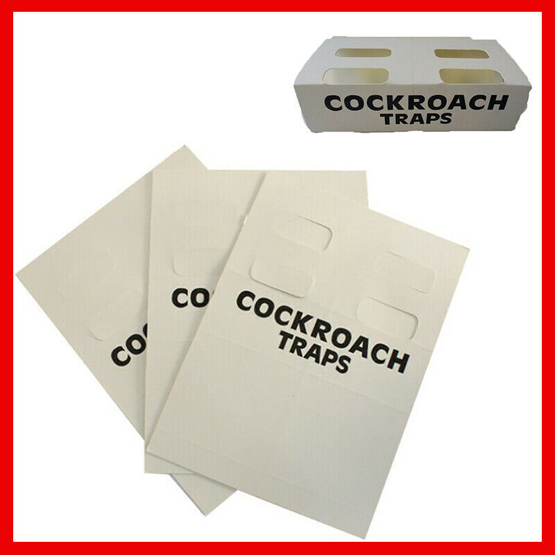 Cockroach Sticky Glue Traps 18pcs / 3 Pack for Pest Control