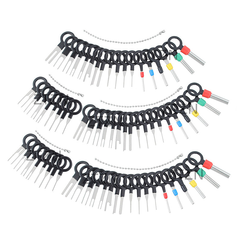 70Pcs Pin Ejector Wire Extractor Terminal Removal Connector Tool Kit