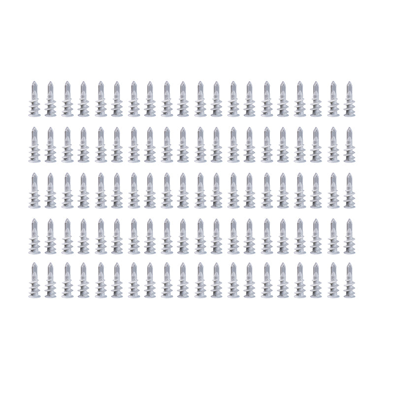 500PCS Nylon Wall Anchors Screws 13x42mm for Plasterboard