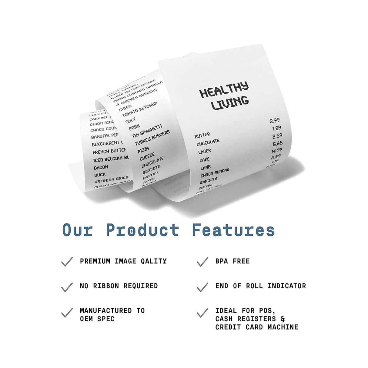 3 Rolls 4x6 Direct Thermal Shipping Labels 100x150mm Warehouse Use