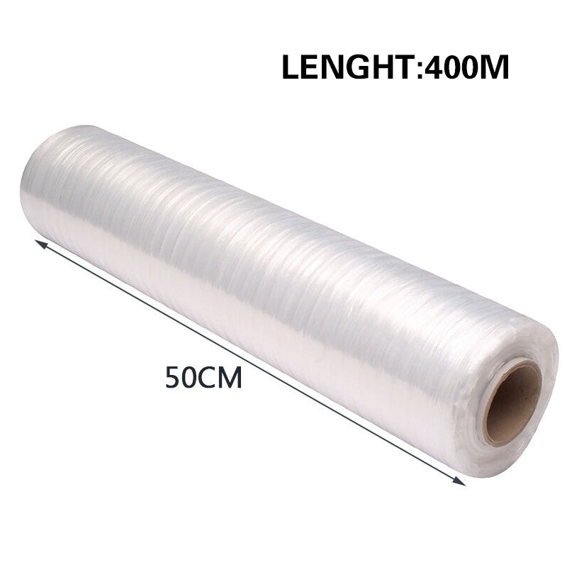 Stretch Film Clear Pallet Shrink Wrap 500mm 400m 20um 1 Roll