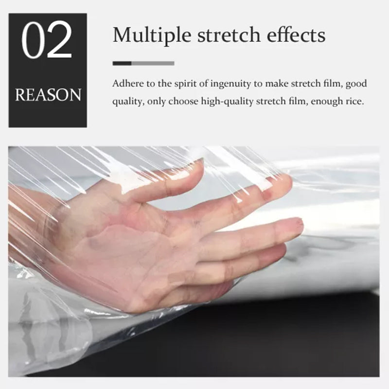 Stretch Film Clear Pallet Shrink Wrap 500mm 400m 20um 1 Roll