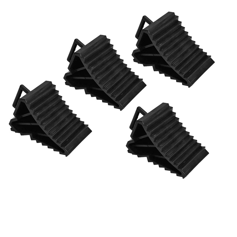 2PCS Tough PP Hard Plastic Wheel Chock Stopper Car Trailer Boat Caravan