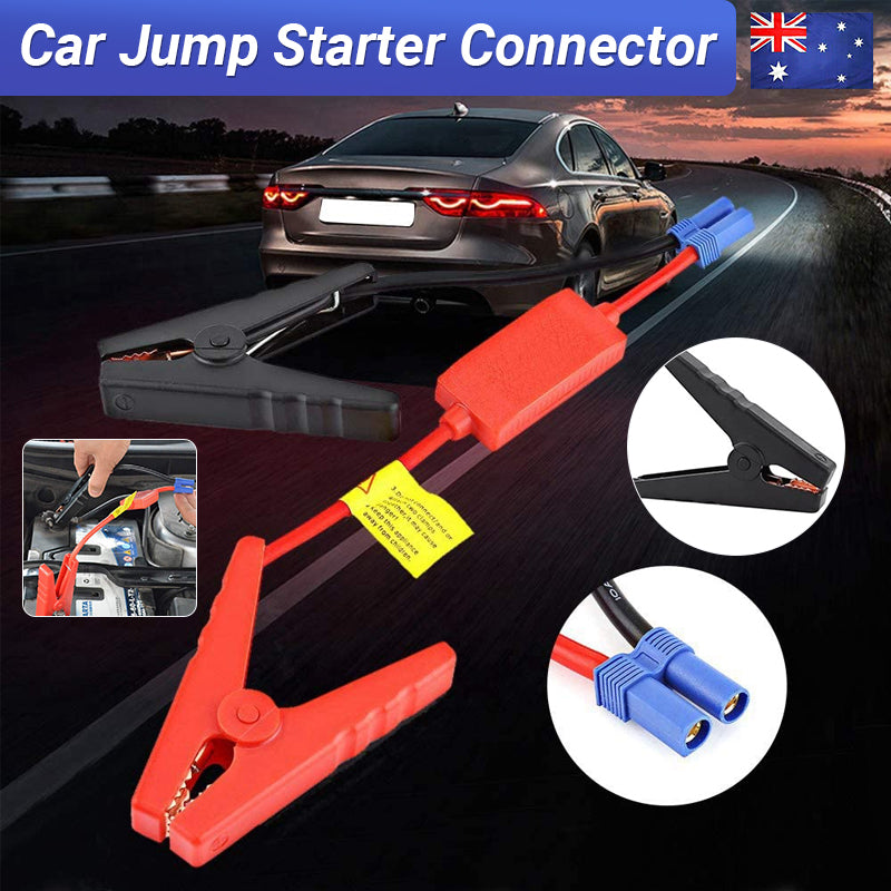 Car Portable Jump Starter Alligator Clamp Cable Connector EC5 Plug