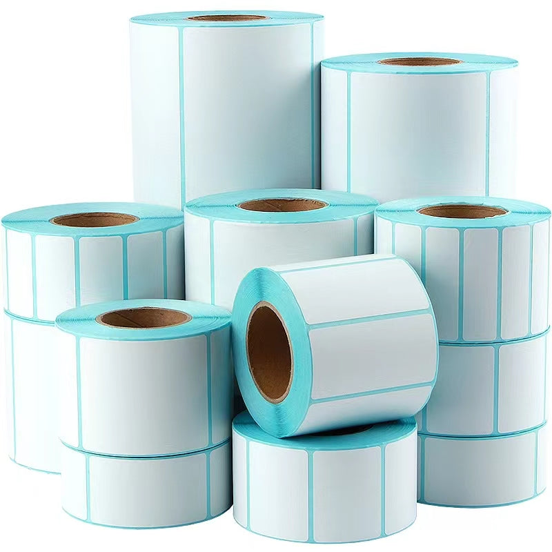 Direct Thermal Barcode Label Stickers Adhesive
