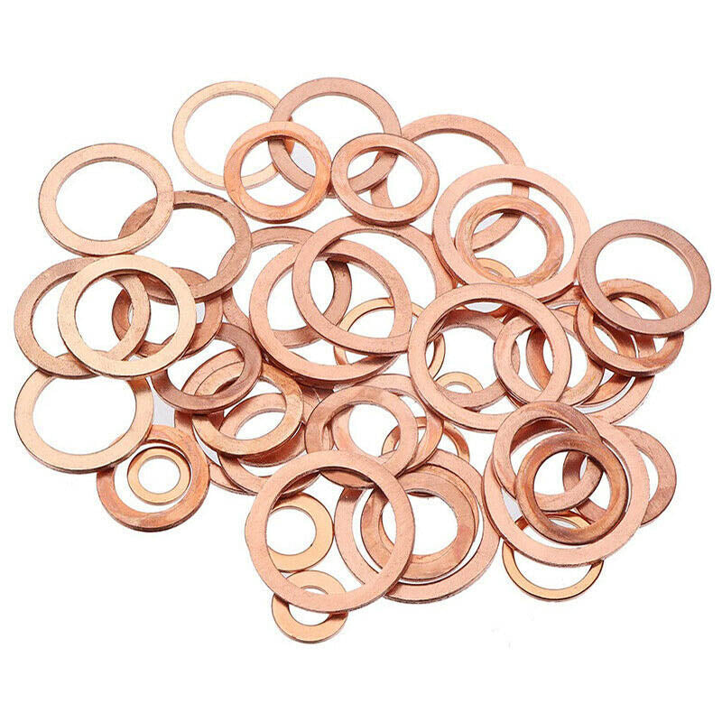 280PCS Copper Washer Seal Set Assorted Kit with Storage Box