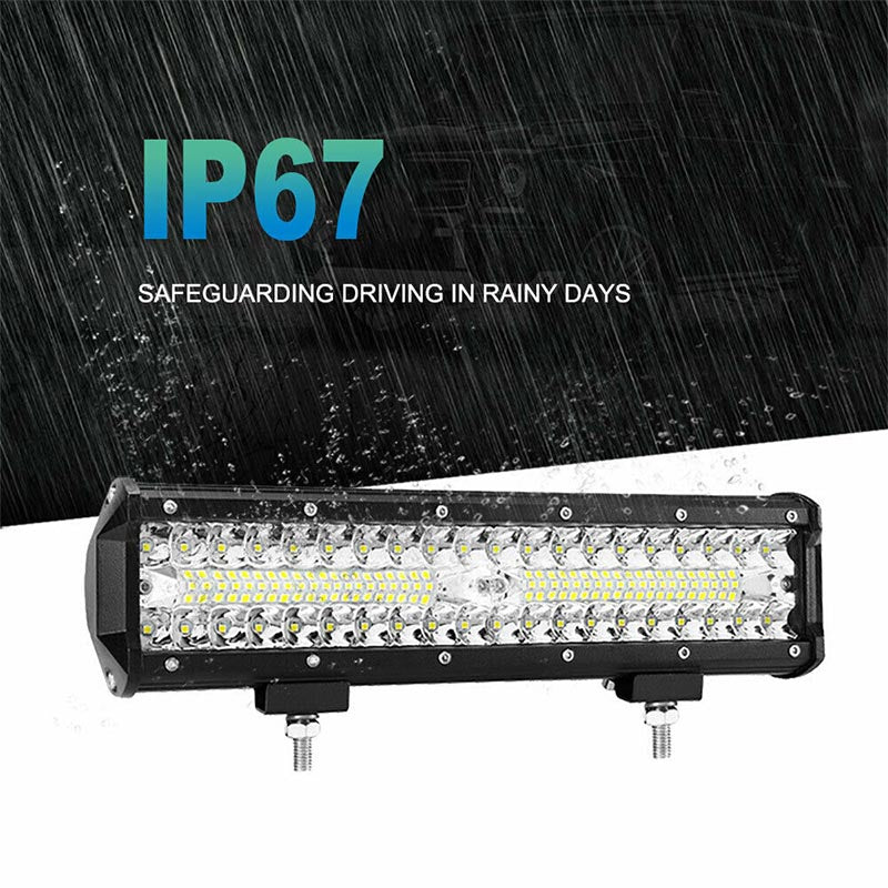 12inch CREE LED Light Bar Combo Beam Work Driving Off-Road 4WD